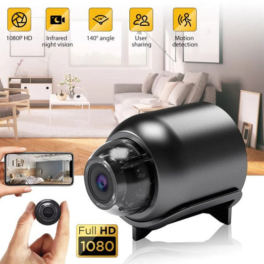 Wireless 1080P HD WiFi Camera with Audio and Microphone for Home or Office